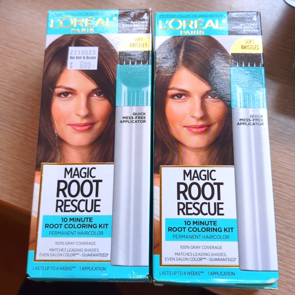 2 Boxes L'Oreal Magic Root Rescue Dark Brown